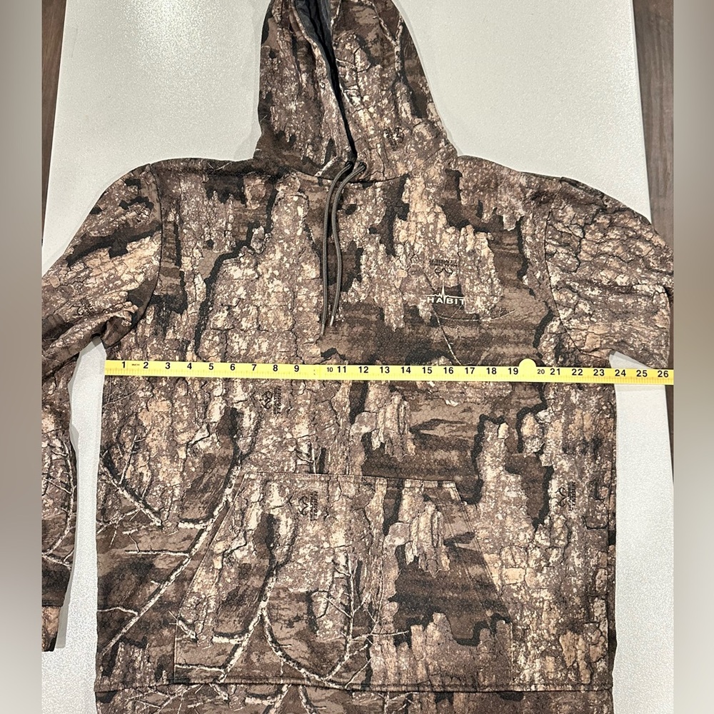 Habit Men’s Real Tree Timber Performance Camouflage Hoodie, Size Large - Picture 11 of 16